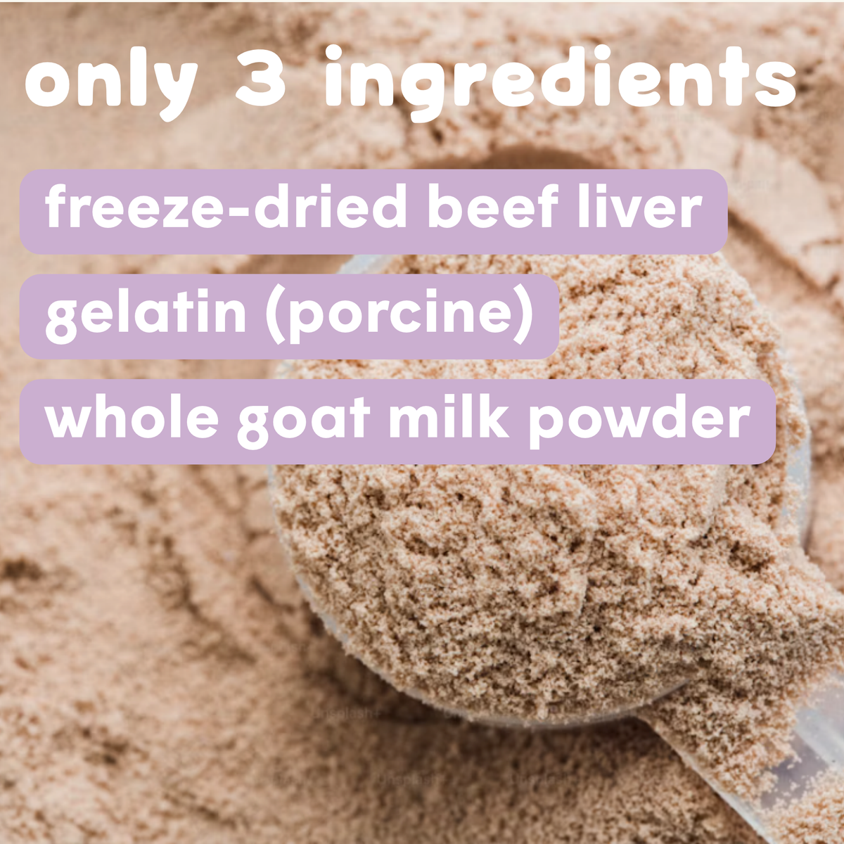 Lickable Treat Mix, Freeze-Dried Beef Liver Recipe, Just Add Fresh Water