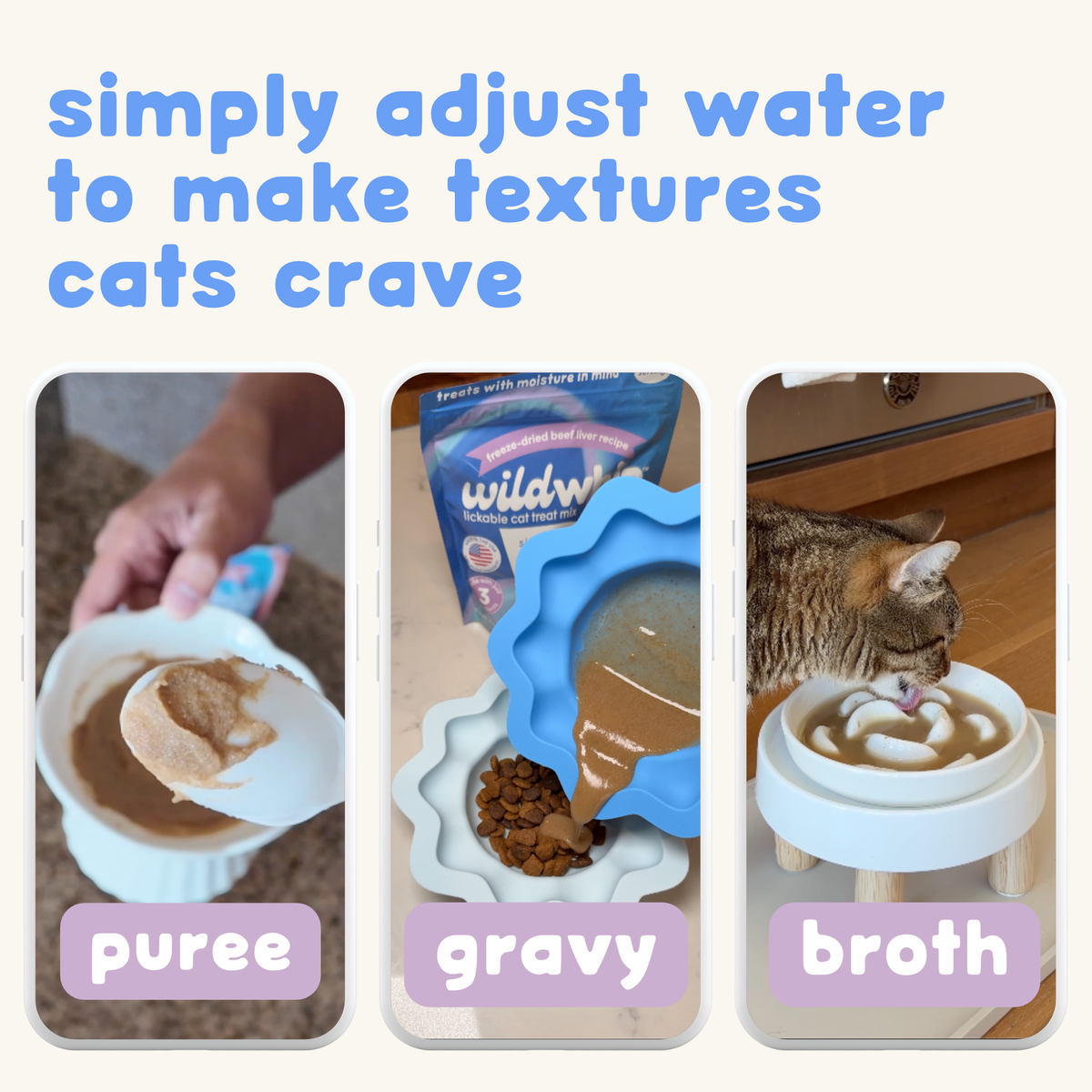 Lickable Treat Mix, Freeze-Dried Beef Liver Recipe, Just Add Fresh Water